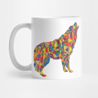 The Abstract Wolf Mug